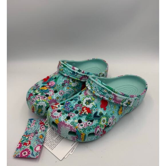 NWT‎ Vera Bradley Little Mermaid Classic Clog Croc Charms J5 - Picture 1 of 6